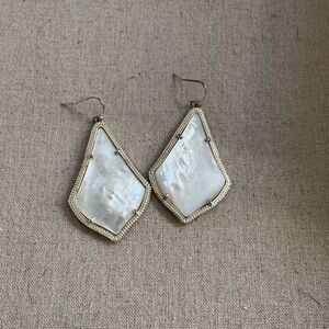 Kendra Scott Alex Drop Earrings Mother of Pearl/Gold